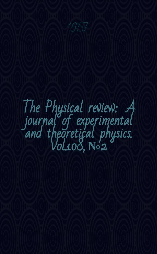 The Physical review : A journal of experimental and theoretical physics. Vol.108, №2
