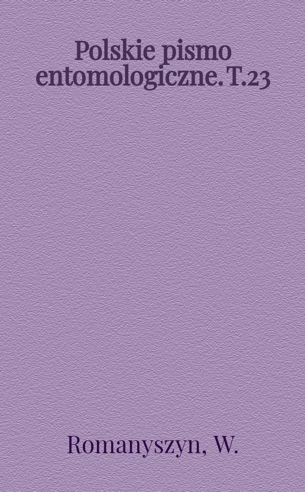 Polskie pismo entomologiczne. T.23 : Analiza ilościowa fauny ochotkowatych (Tendipedidae, Diptera) w strefie brzeżnej jeziora Charzykowo