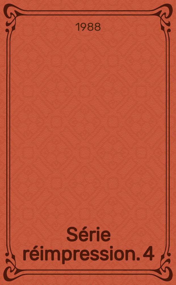 S&eacute;rie r&eacute;impression. 4 : L'empire romain et les barbares d'Occident (IVe - VIIe si&egrave;cle)