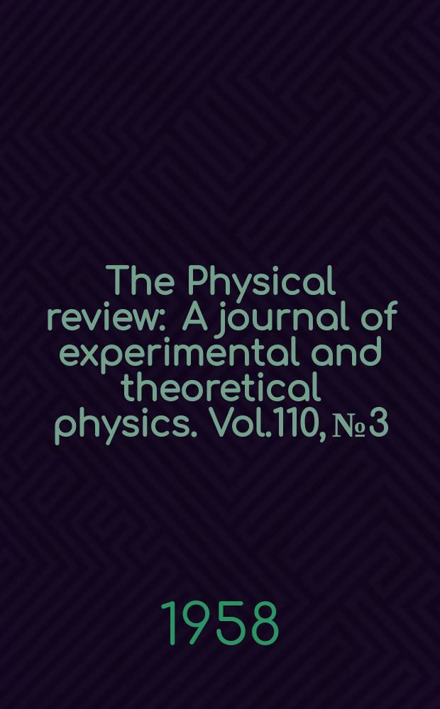 The Physical review : A journal of experimental and theoretical physics. Vol.110, №3
