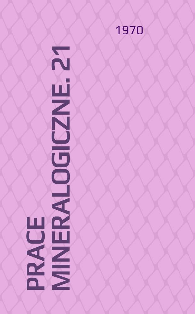 Prace mineralogiczne. 21 : Investigations of the alkali metasomatism in feldspars
