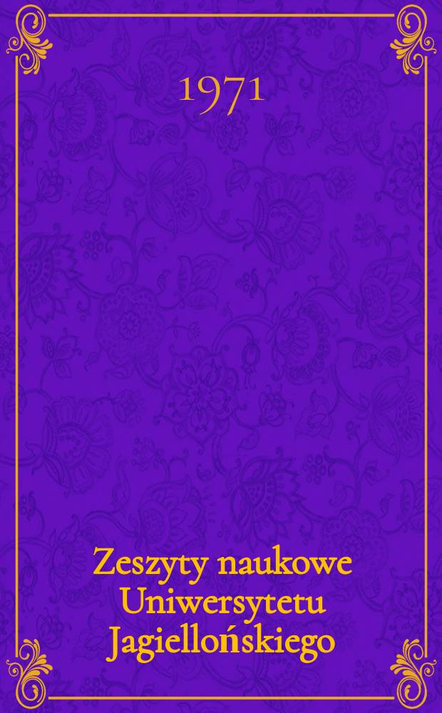 Zeszyty naukowe Uniwersytetu Jagiellońskiego : Sytuacja prawna gospodarstw zaniedbanych w PRL