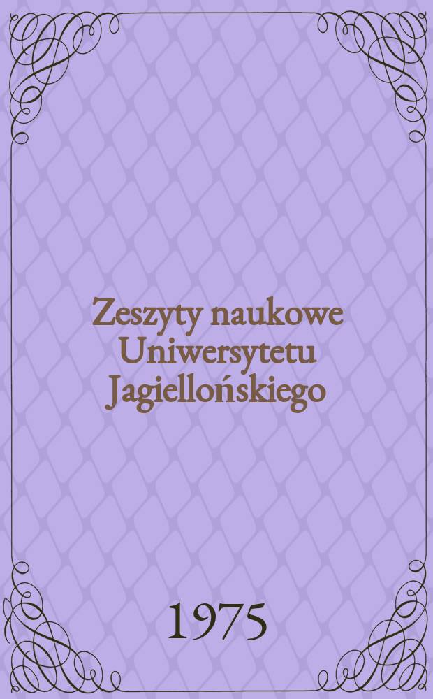 Zeszyty naukowe Uniwersytetu Jagiellońskiego : Infirmitas sexus