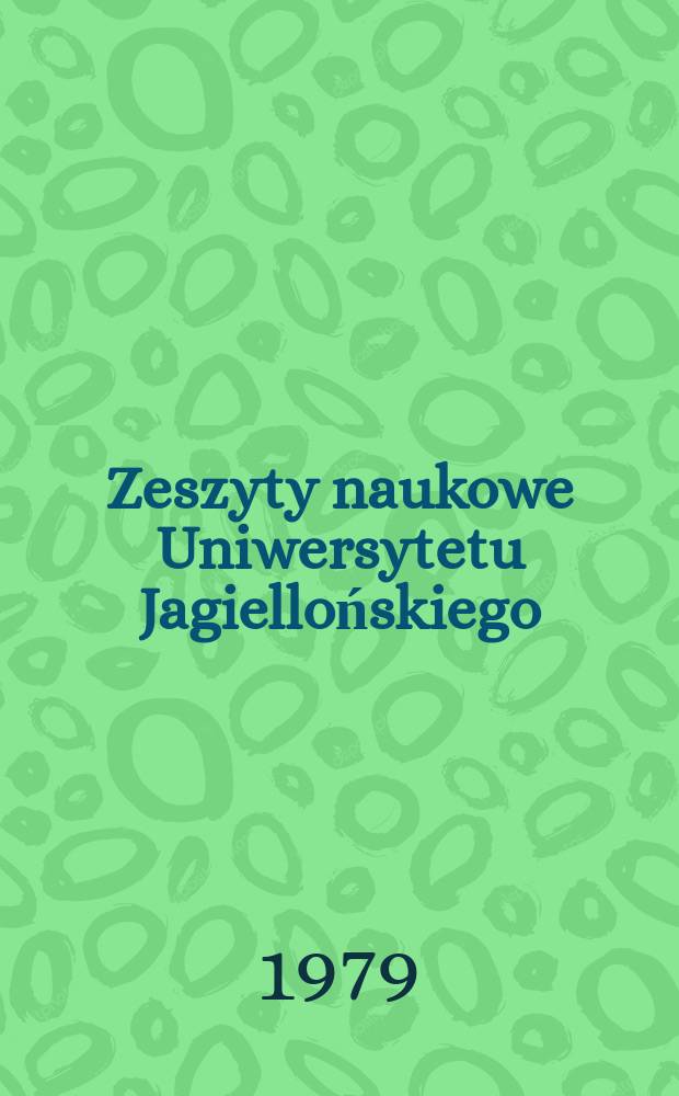 Zeszyty naukowe Uniwersytetu Jagiellońskiego : Powr&oacute;t do przestępstwa