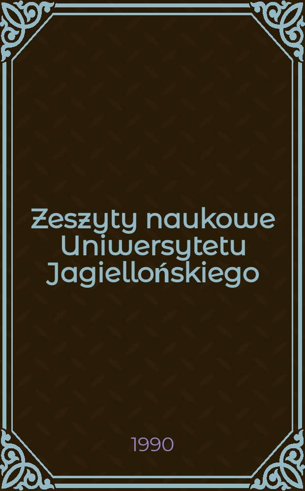Zeszyty naukowe Uniwersytetu Jagiellońskiego : Odesłania w tekstach prawnych