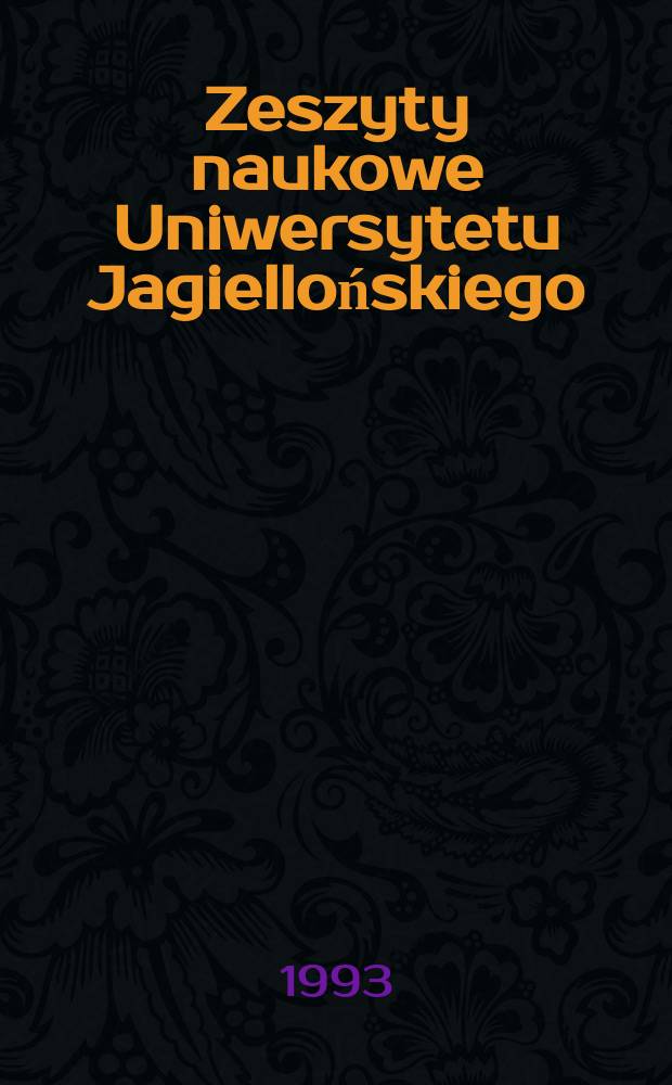 Zeszyty naukowe Uniwersytetu Jagiellońskiego : Inflacja