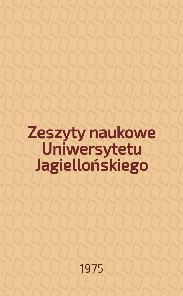 Zeszyty naukowe Uniwersytetu Jagiellońskiego : Neuropsychologiczne aspekty ...