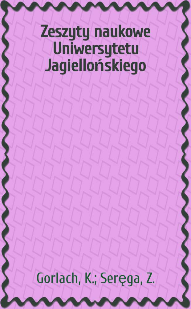 Zeszyty naukowe Uniwersytetu Jagiellońskiego : Chłopi we współczesnej Polsce