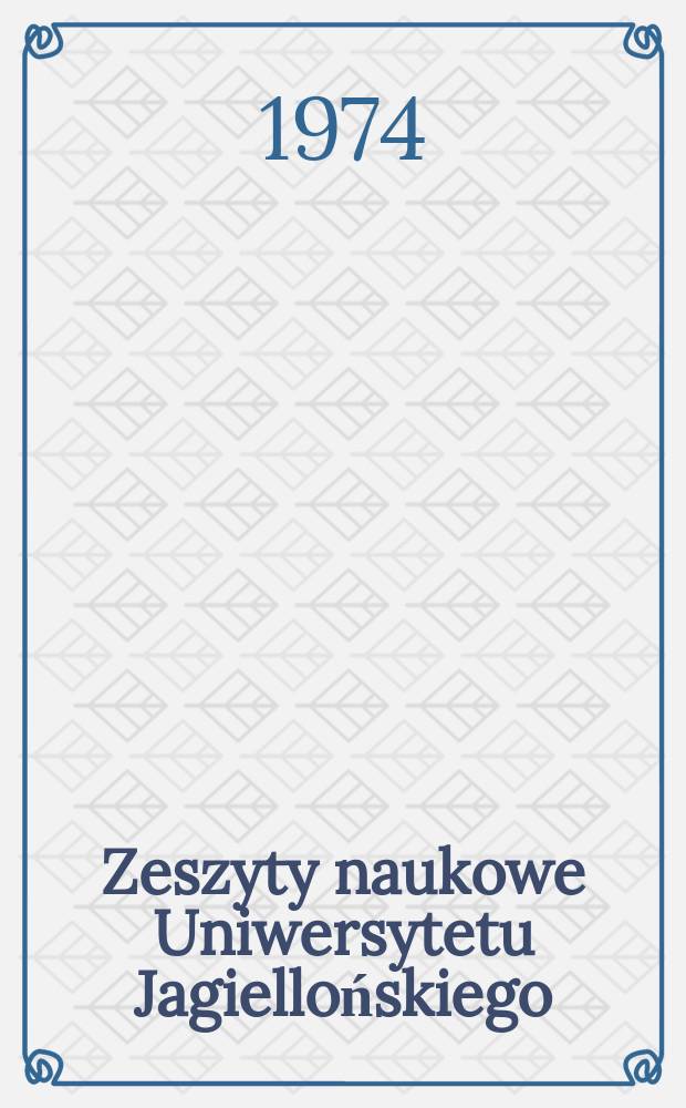 Zeszyty naukowe Uniwersytetu Jagiellońskiego : Studia z socjologii młodzieży i wychowania