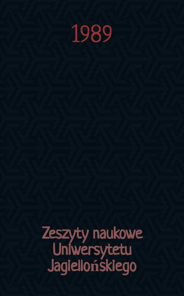 Zeszyty naukowe Uniwersytetu Jagiellońskiego : Wyrażanie przyczynowości w tekście ...