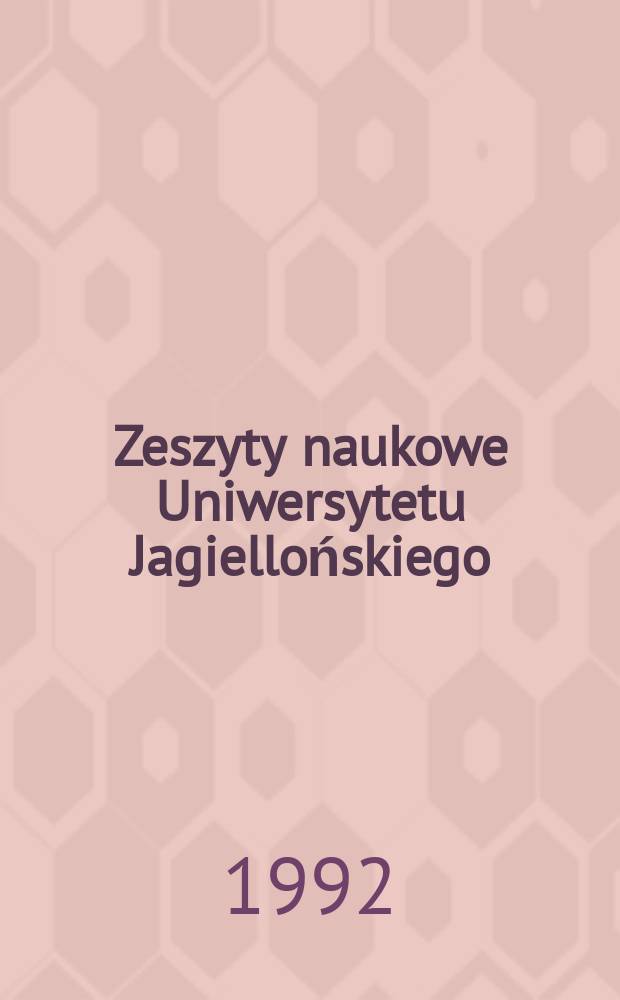 Zeszyty naukowe Uniwersytetu Jagiellońskiego : Federalny aparat wykonawczy w Stanach ...