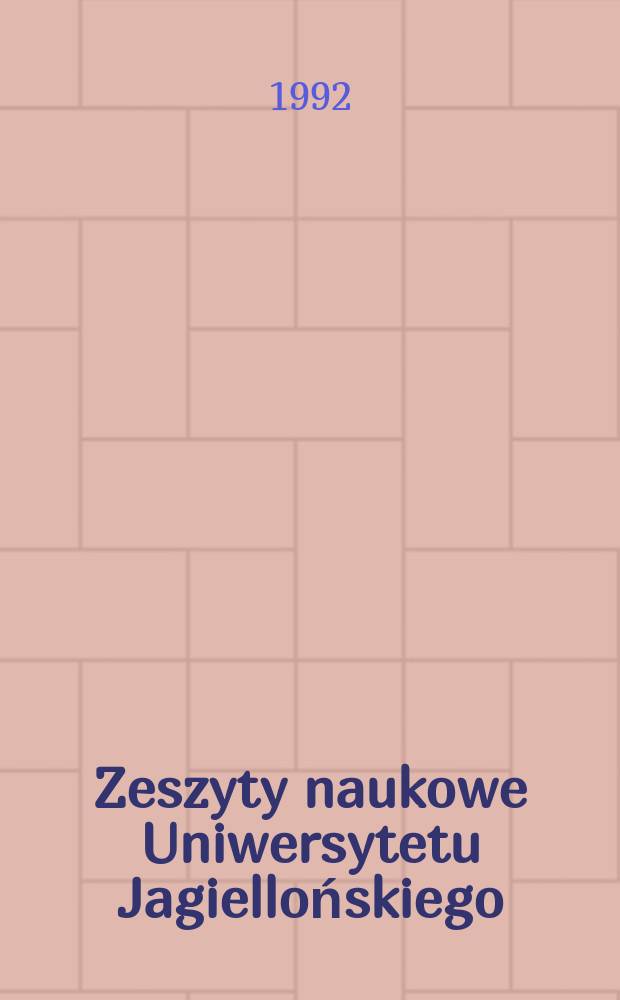 Zeszyty naukowe Uniwersytetu Jagiellońskiego : Klasy społeczne a istota państwa