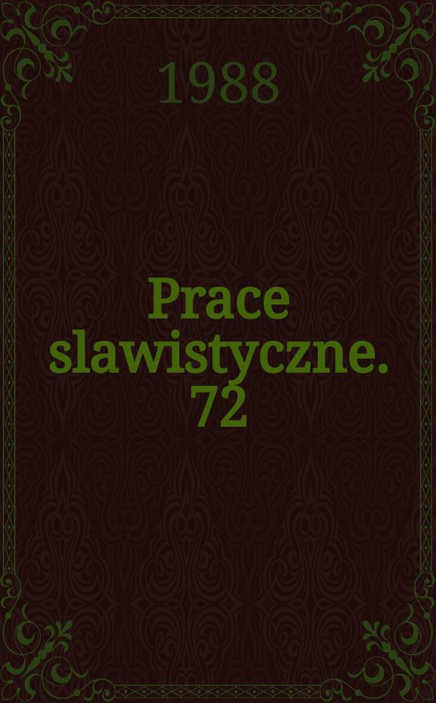 Prace slawistyczne. 72 : Dziewiętnastowieczność z poetyk polskich i rosyjskich ...