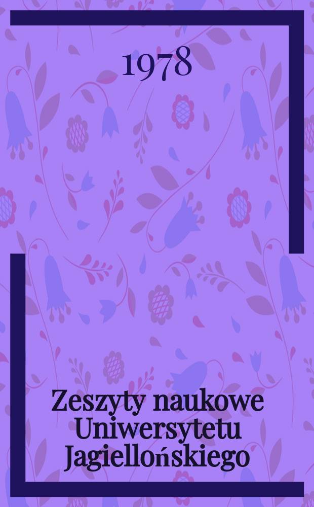 Zeszyty naukowe Uniwersytetu Jagiellońskiego : Prace z zakresu ochrony wynalazk&oacute;w