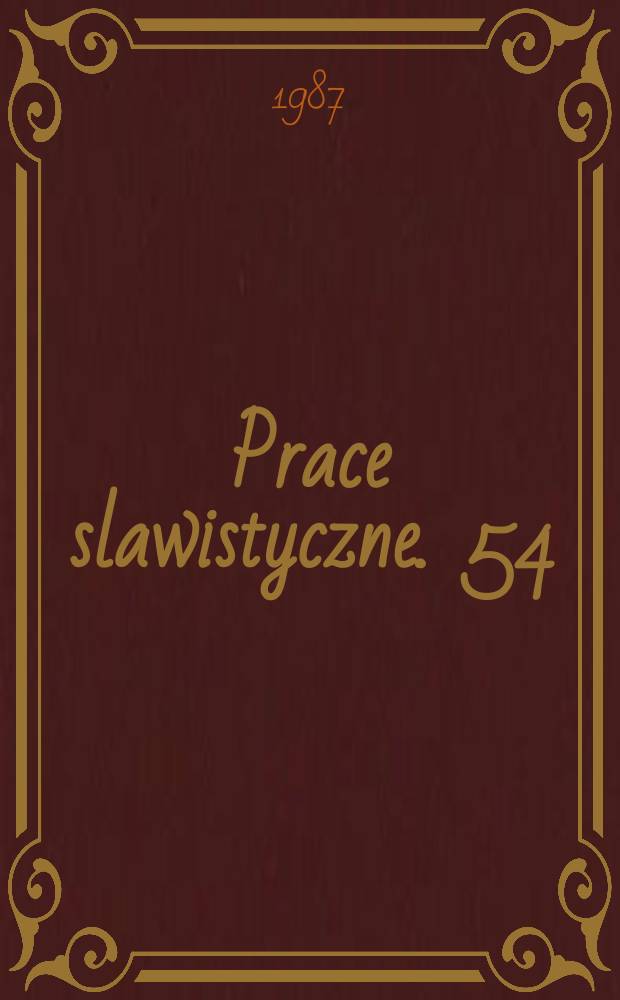 Prace slawistyczne. 54 : Struktura sloga u bałkanskim jezicima