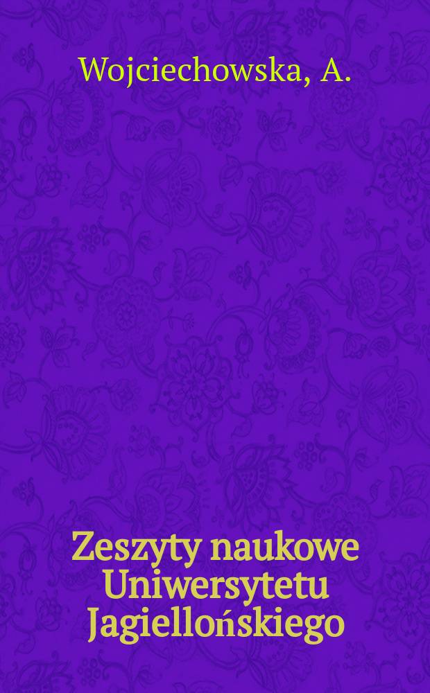 Zeszyty naukowe Uniwersytetu Jagiellońskiego : Wzornictwo przemysłowe - zagadnienie ...