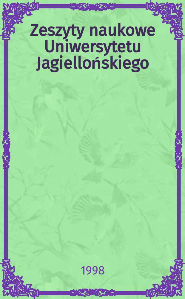 Zeszyty naukowe Uniwersytetu Jagiellońskiego : Telewizja kablowa w świetle prawa autorskiego