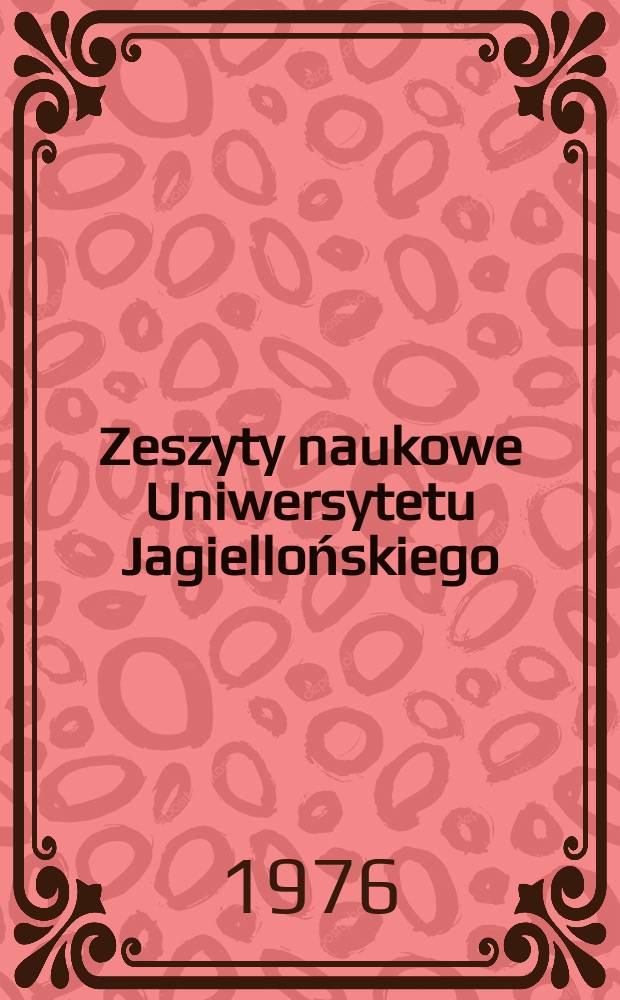 Zeszyty naukowe Uniwersytetu Jagiellońskiego : Prawo i formy korzystania ...