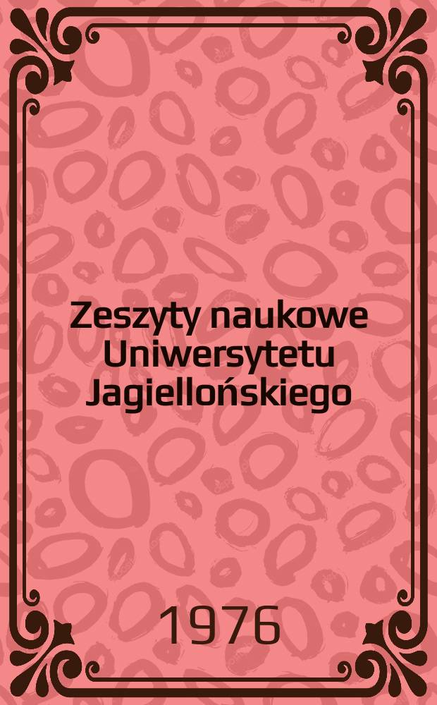 Zeszyty naukowe Uniwersytetu Jagiellońskiego : Prawo i formy korzystania ...
