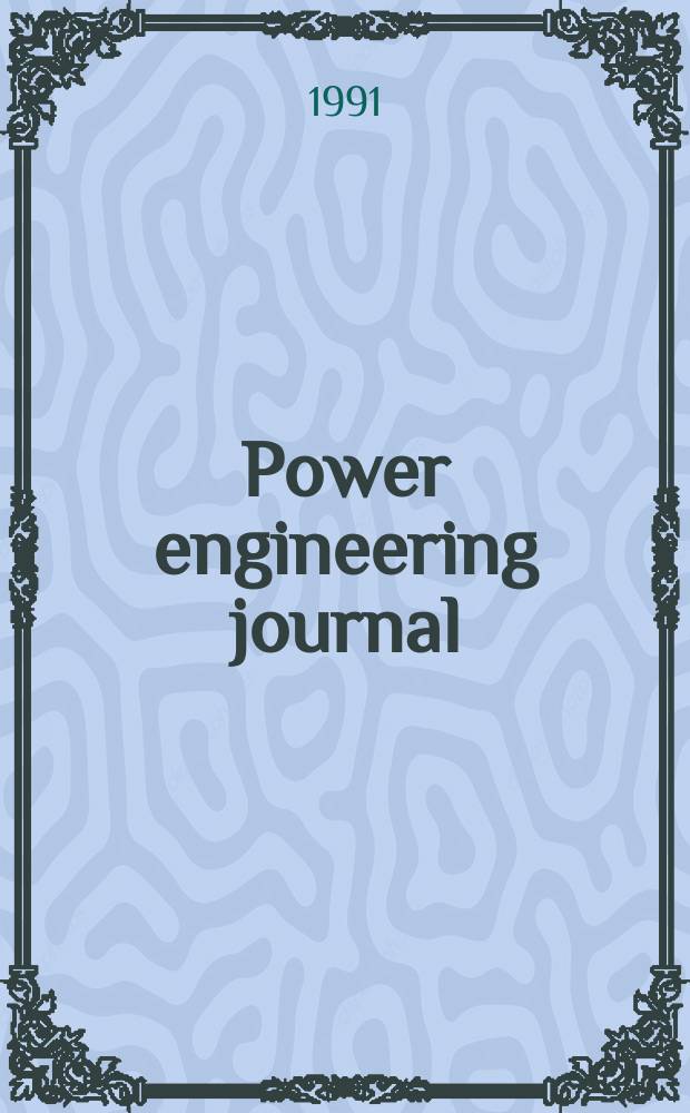 Power engineering journal