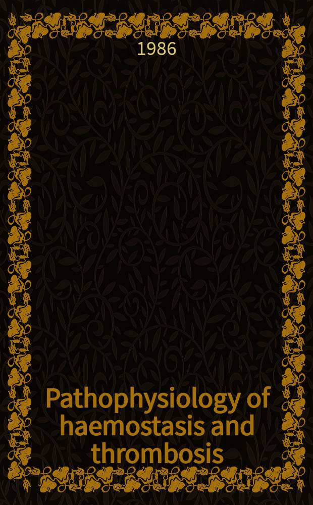 Pathophysiology of haemostasis and thrombosis : Official journal of the Mediterranean league against thromboembolic diseases Formerly Haemostasis. Vol.16, №2 : Low molecular weight heparin and its clinical use
