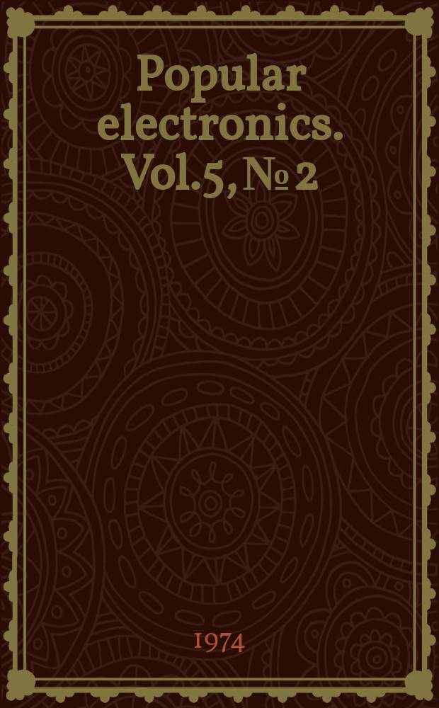 Popular electronics. Vol.5, №2