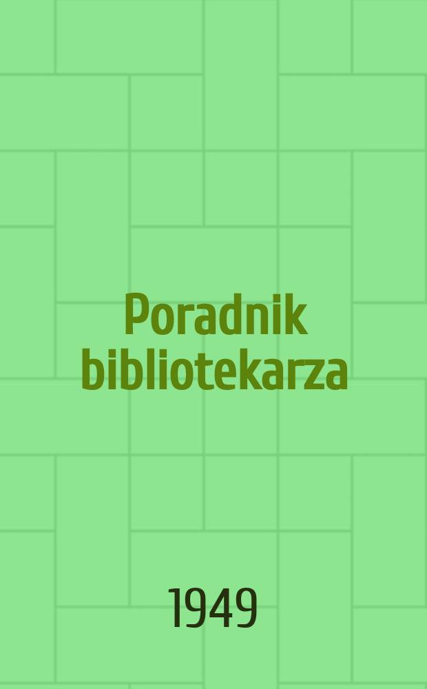 Poradnik bibliotekarza