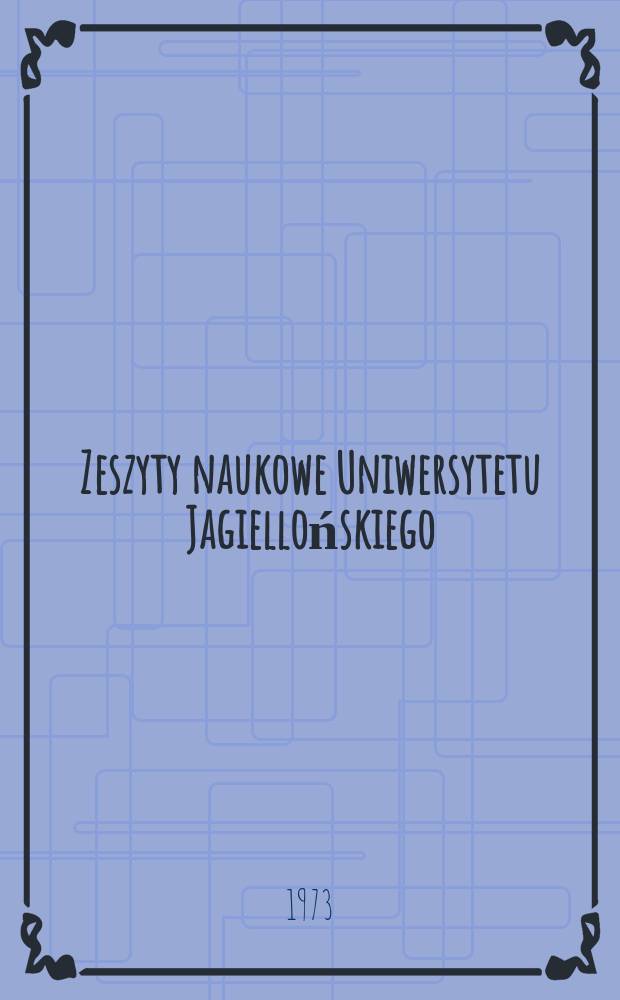 Zeszyty naukowe Uniwersytetu Jagiellońskiego : Z zagadnień słowiańskiej fonetyki i fonologii