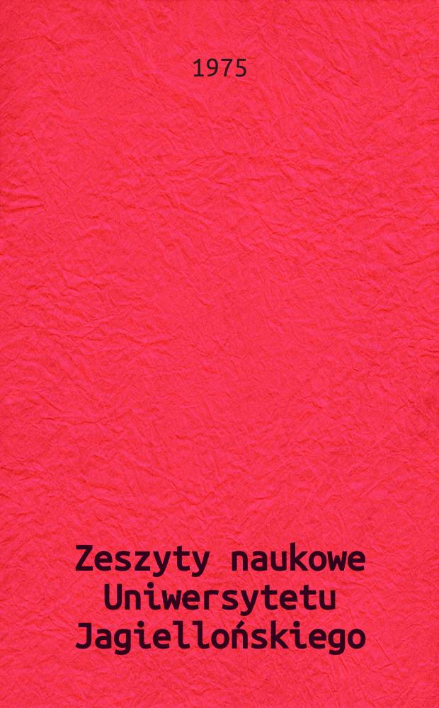 Zeszyty naukowe Uniwersytetu Jagiellońskiego : Studia nad dialektologią ukraińską i polską