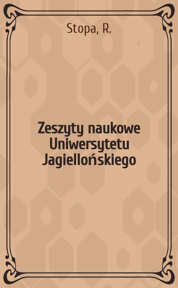 Zeszyty naukowe Uniwersytetu Jagiellońskiego : Clicks, their form, function and their transformation
