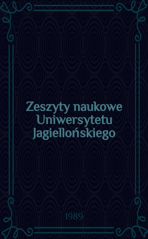 Zeszyty naukowe Uniwersytetu Jagiellońskiego : Język mieszkańców Krakowa
