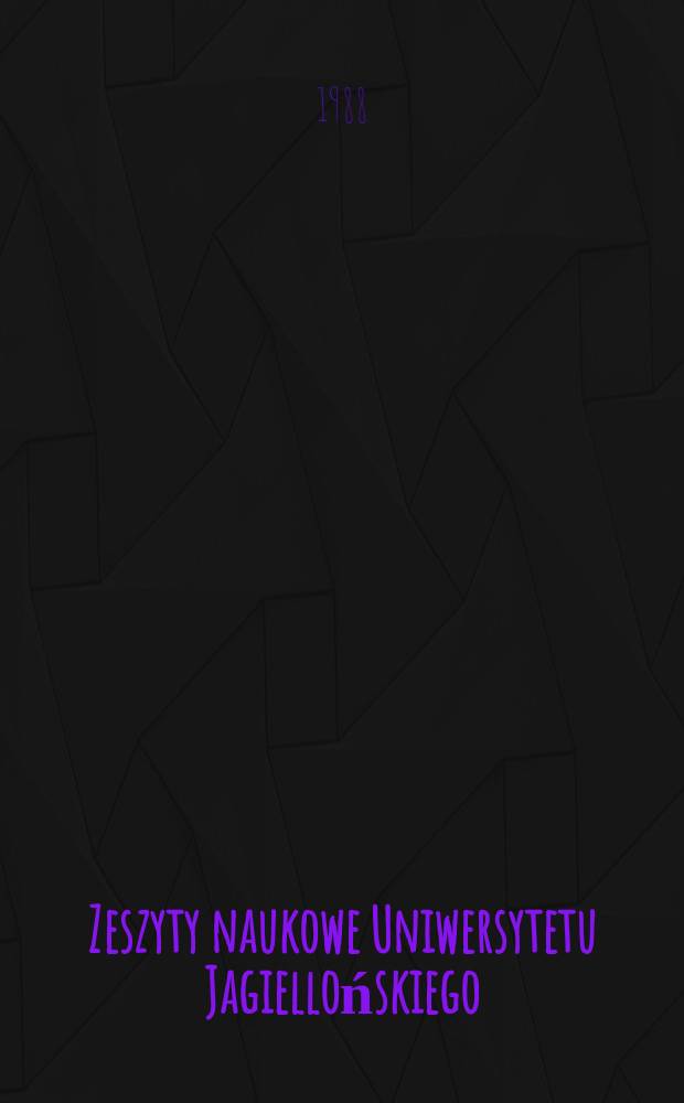 Zeszyty naukowe Uniwersytetu Jagiellońskiego : Wariantywność fonetyczna w mowie ludności ...