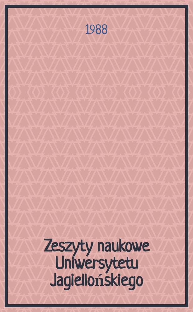 Zeszyty naukowe Uniwersytetu Jagiellońskiego : The views of the Medieval ...