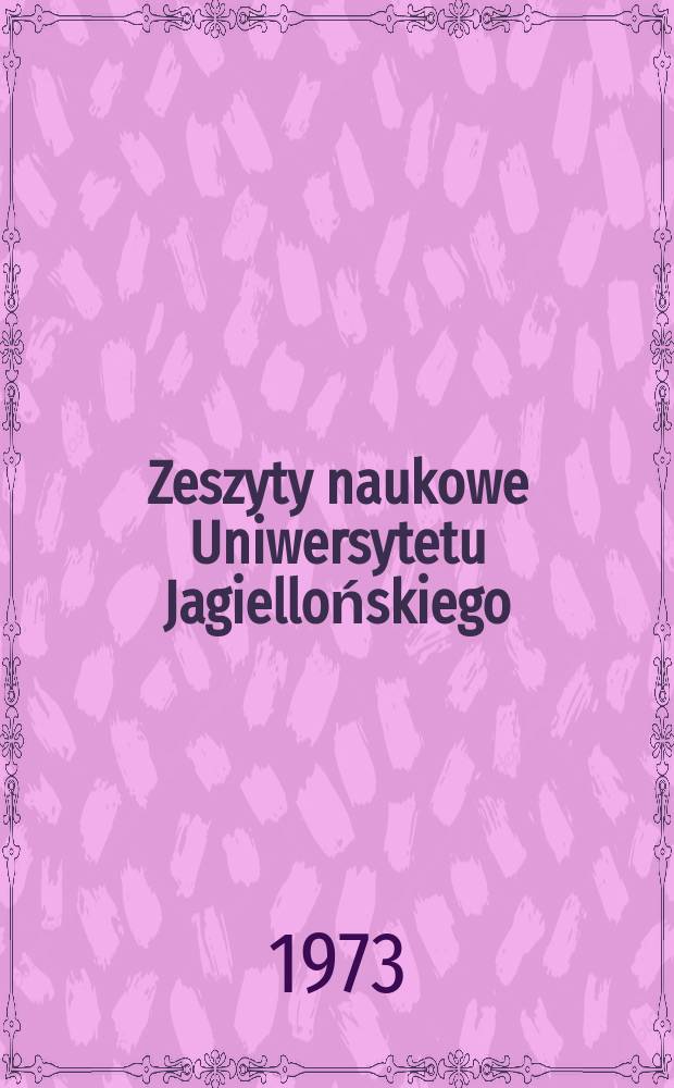 Zeszyty naukowe Uniwersytetu Jagiellońskiego