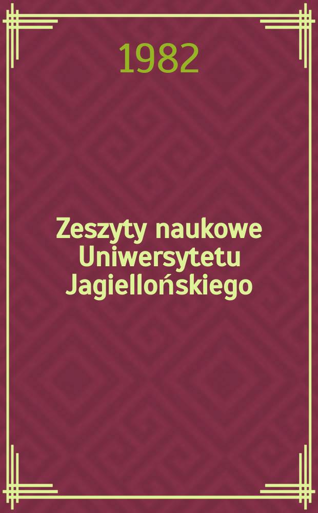 Zeszyty naukowe Uniwersytetu Jagiellońskiego : Dydaktyka literatury polskiej i języka polskiego