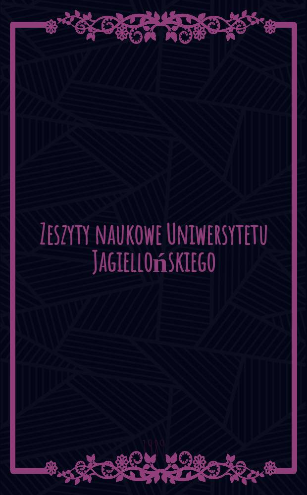 Zeszyty naukowe Uniwersytetu Jagiellońskiego : "Aratus" Jana Kochanowskiego - warsztat ...