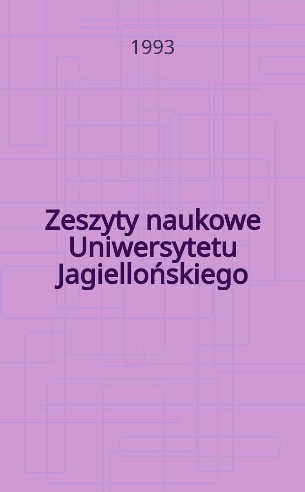 Zeszyty naukowe Uniwersytetu Jagiellońskiego : Wątki polskie we współczesnej ...