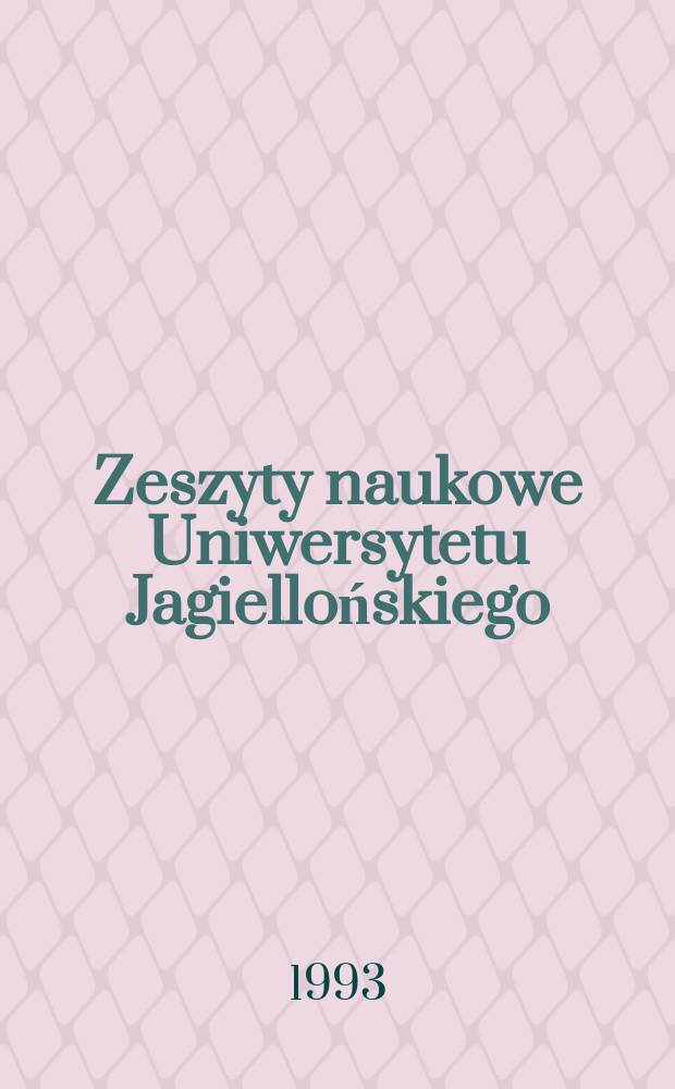 Zeszyty naukowe Uniwersytetu Jagiellońskiego : Atlas of distribution of pteridophytes ...