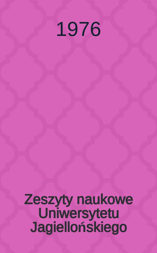 Zeszyty naukowe Uniwersytetu Jagiellońskiego : Sufiksy przymiotnikowe ...