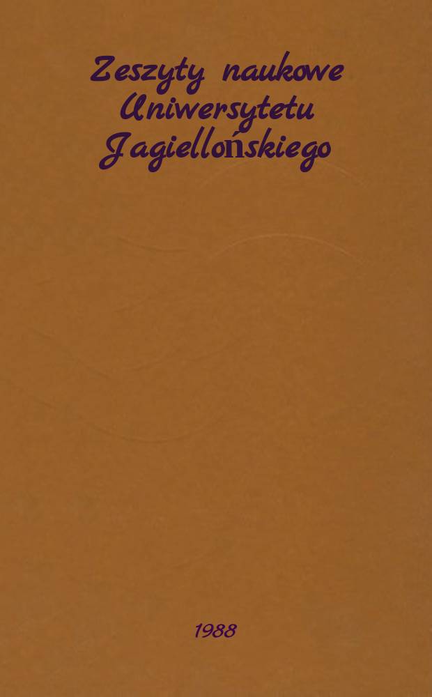 Zeszyty naukowe Uniwersytetu Jagiellońskiego : Studia Polono-Danubiana et Balcanica