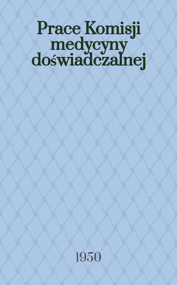 Prace Komisji medycyny doświadczalnej (d lekarskiej). T.8, Zeszyt3 : Blok prawej odnogi pęczka Hisa