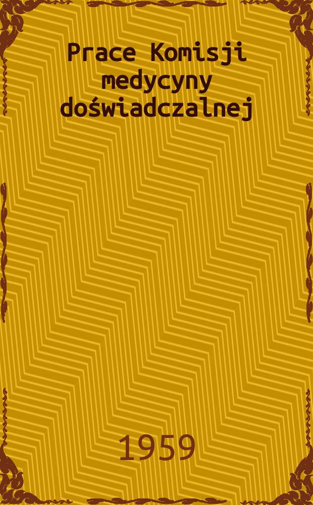 Prace Komisji medycyny doświadczalnej (d lekarskiej). T.17, Zesz.6 : Mononukleoza zakaźna