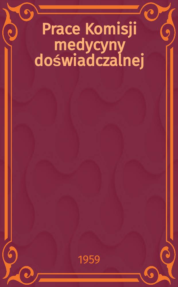 Prace Komisji medycyny doświadczalnej (d lekarskiej). T.17, Zesz.5 : Badania z zakresu fizjopatologii snu