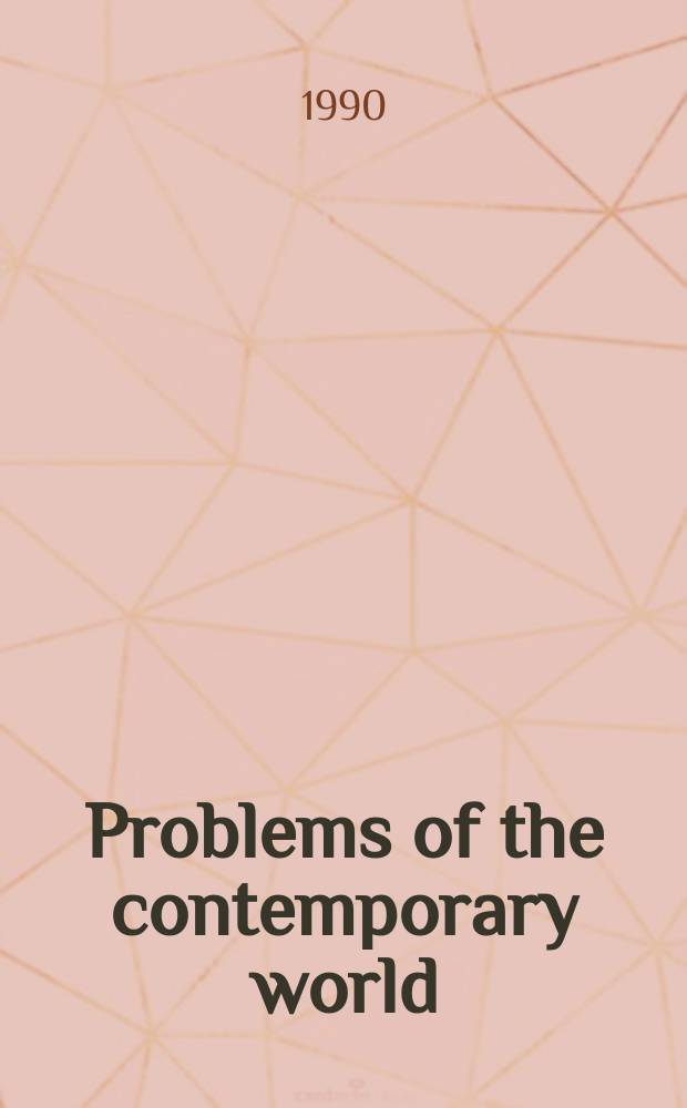 Problems of the contemporary world : (The party and perestroika)