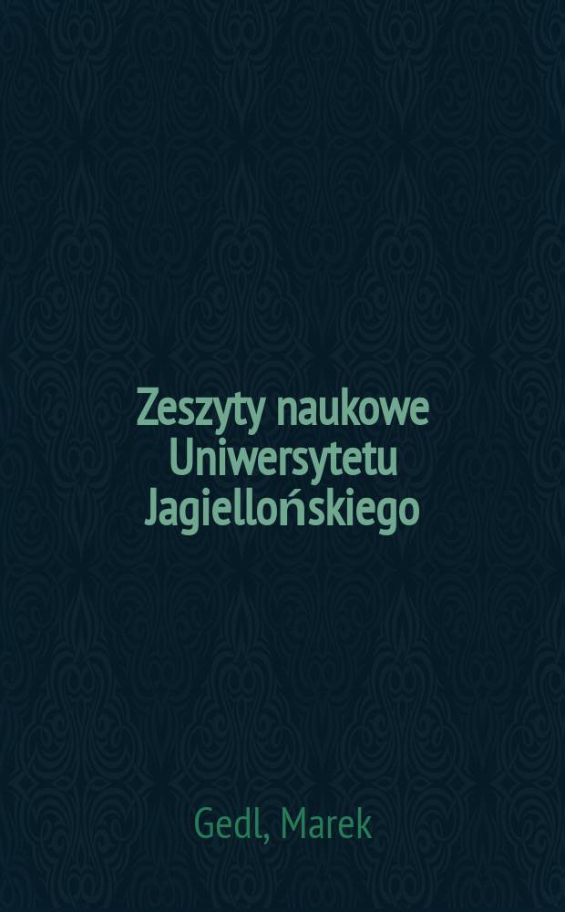 Zeszyty naukowe Uniwersytetu Jagiellońskiego : Die Hallstatteinflüsse ...