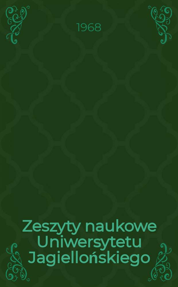 Zeszyty naukowe Uniwersytetu Jagiellońskiego : Problemy klimatologiczne gór i wyżyn