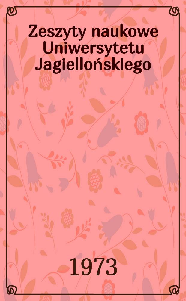 Zeszyty naukowe Uniwersytetu Jagiellońskiego : Problemy geograficzno-ekonomiczne