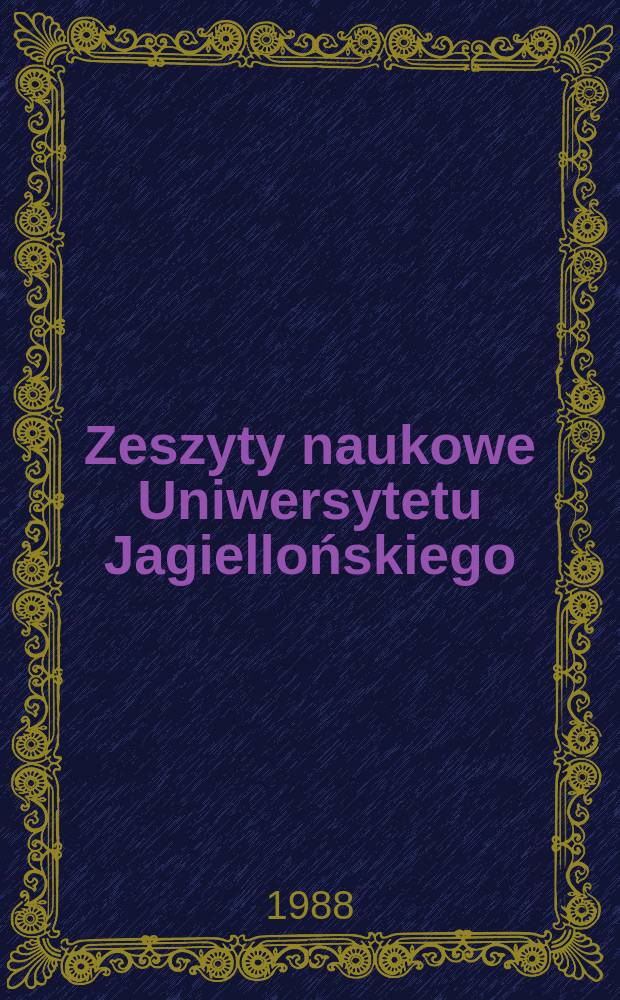 Zeszyty naukowe Uniwersytetu Jagiellońskiego : Kulturowa funkcja daru