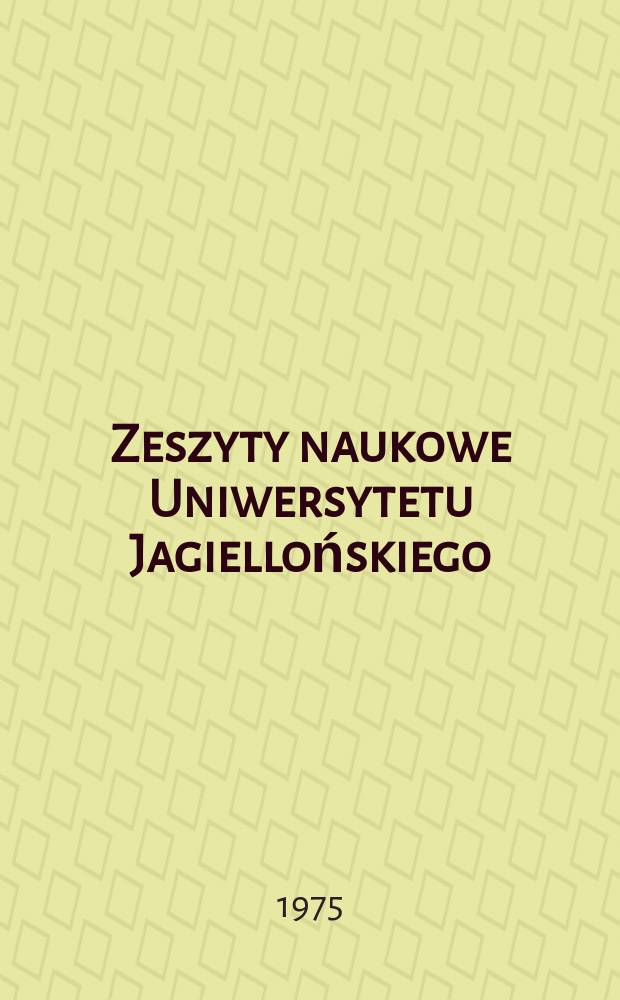 Zeszyty naukowe Uniwersytetu Jagiellońskiego : Problemy geograficzno-ekonomiczne