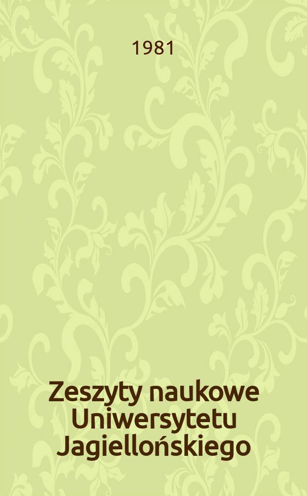 Zeszyty naukowe Uniwersytetu Jagiellońskiego : Problemy badawcze geografii turyzmu w Polsce